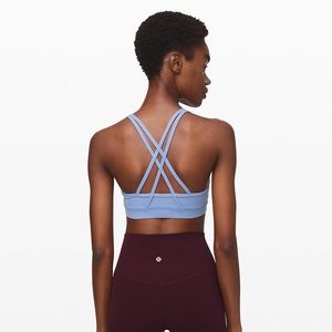 Lululemon Energy Bra Tempest Blue.